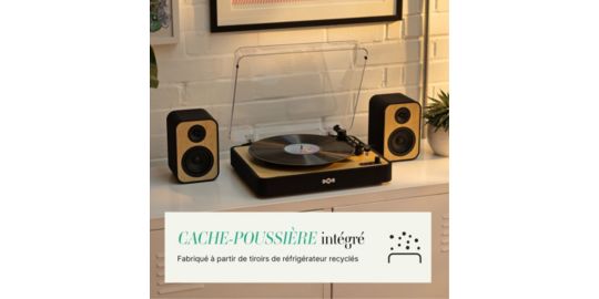 Platine vinyle MARLEY avec enceintes - Pack Revolution