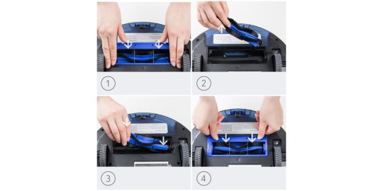 Brosse EUFY de remplacement pour RoboVac 15C/35C