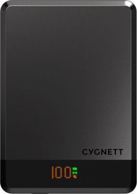 Batterie externe CYGNETT 5 000mAh Sans Fil Fixation Magnétique
