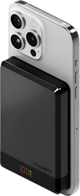Batterie externe CYGNETT 10 000mAh Sans Fil Fixation Magnétique