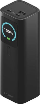 Batterie externe CYGNETT USB-C / USB-A 27000mAh 148W avec Écran