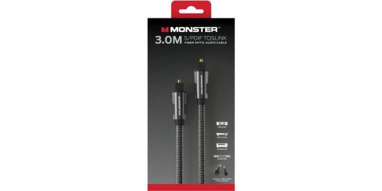 CABLE MONSTERCABLE AUDIO FIBRE OPTIQUE 3M