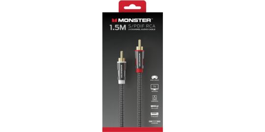 Câble RCA MONSTERCABLE AUDIO INTERCONNEXION 2RCA M/M 1.50M