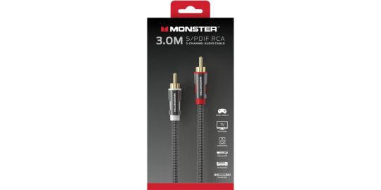 Câble RCA MONSTERCABLE AUDIO INTERCONNEXION 2RCA M/M 3M