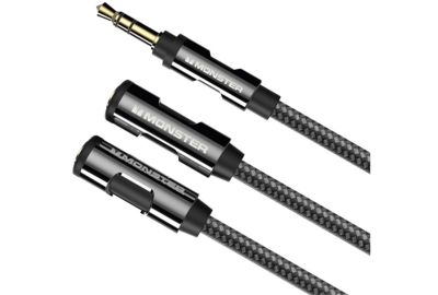 Câble Jack MONSTERCABLE REPARTITEUR JACK 3.5 MM M/2F 0.15M