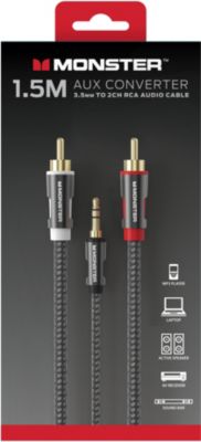 Câble Jack/RCA MONSTERCABLE 3.5MM/2 RCA 1.5M