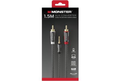 Câble Jack/RCA MONSTERCABLE 3.5MM/2 RCA 1.5M