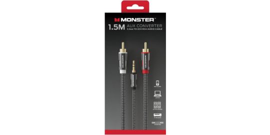 Câble Jack/RCA MONSTERCABLE 3.5MM/2 RCA 1.5M