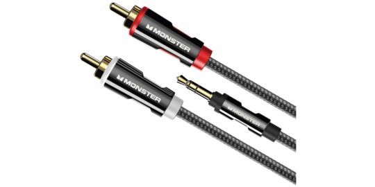 Câble Jack MONSTERCABLE 3.5MM/2 RCA 3M