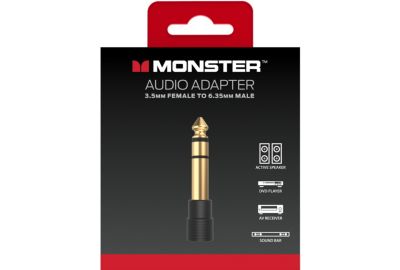 Adaptateur Jack MONSTERCABLE AUDIO ADAPTATEUR JACK 6.5MM M/F