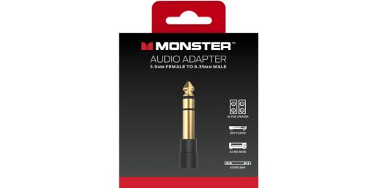 Adaptateur Jack MONSTERCABLE AUDIO ADAPTATEUR JACK 6.5MM M/F