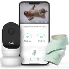 Babyphone OWLET Owlet Duo Smart Sock 3 + Cam 2 - Vert