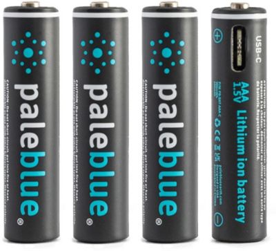 Pile rechargeable PALE BLUE USB AAA type C (LR03)