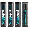 Pile rechargeable PALE BLUE USB AAA type C (LR03)