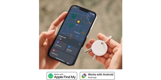 Tracker GPS CHIPOLO POP porte cléfs blanc