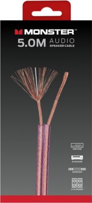 Câble Jack MONSTERCABLE AUDIO POUR HAUT-PARLEUR 5M
