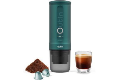 Cafetière à dosette OUTIN Portable Teal Nano Electric OTEM-01-Teal
