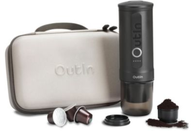 Cafetière à dosette OUTIN de voyage Nano Gris OTEM-01-SG-Bag
