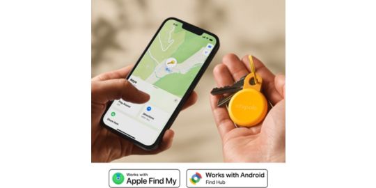 Tracker GPS CHIPOLO Loop rechargeable USBC jaune miel