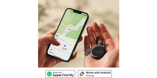 Tracker GPS CHIPOLO Loop rechargeable USBC gris charbon