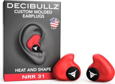 Bouchons anti-bruit DECIBULLZ Decibullz - Bouchons d'oreilles moulés s