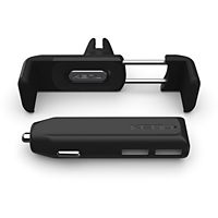 Tikawi x1 Support Téléphone Voiture Magnétique UNIVERSEL (Samsung / IPhone  / Etc) Tableau de Bord - Support Portable Noir