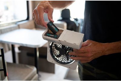 Piles rechargea PALE BLUE USB D Cell