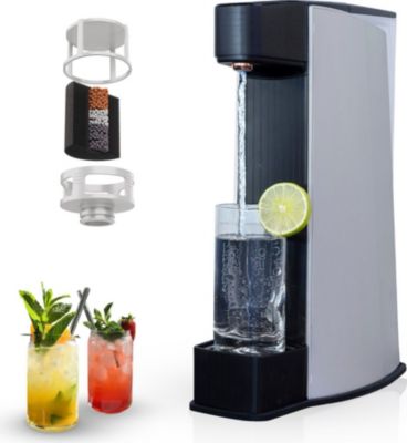 Machine à soda CARBON8 Distributeur d'eau gazeuse. Aluminium. C