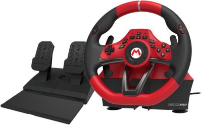 Volant + Pédalier HORI Pro Deluxe Mario Kart Switch