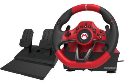 Volant + Pédalier HORI Pro Deluxe Mario Kart Switch