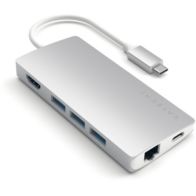 Hub USB C SATECHI USB-C Multi-Port 4K Ethernet siver