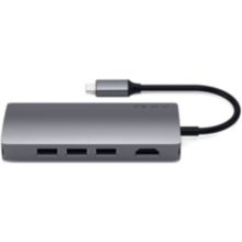 Hub USB C SATECHI USB-C Multi-Port 4K Ethernet gris