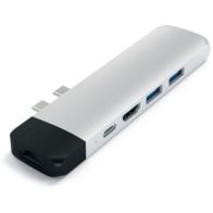 Hub USB C SATECHI USB-C Pro + Ethernet/4K Hdmi silver