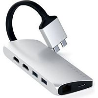 Câble Lightning SATECHI Hub multimédia double  USB-C