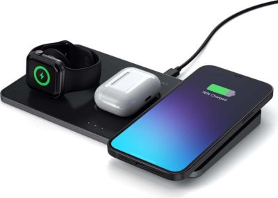 Chargeur induction SATECHI Triple station de charge sans fil