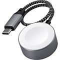 Chargeur induction SATECHI Apple Watch avec Câble USB-C Gris