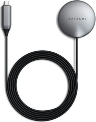 Chargeur induction SATECHI 15W USB-C FastCharge Nylon Tressé 1.5m