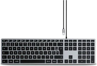 Clavier sans fil SATECHI Slim W3 Filaire Rétroéclairé AZERTY