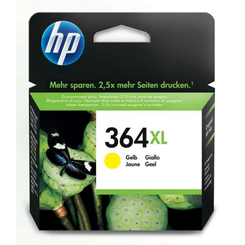HP 364 cartouche d'encre jaune authentique - HP Store France