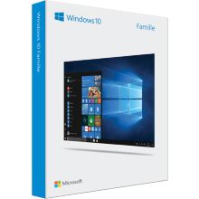 Logiciel de bureautique MICROSOFT Windows 10 famille