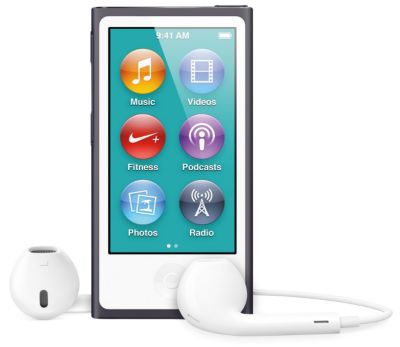 Lecteur MP4 APPLE IPOD Nano VII 16Go ardoise Reconditionné