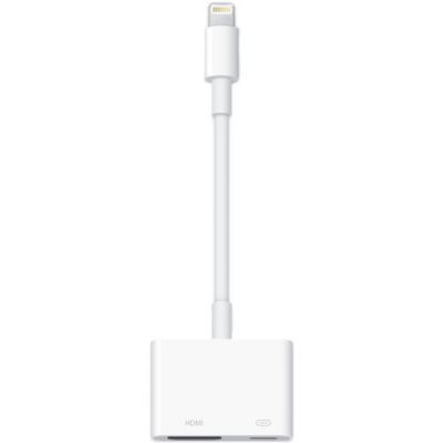 Adaptateur Lightning Av Numérique Apple Pour Ipad/Iphone/Ipod Blanc