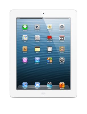Tablette Apple IPAD 4Gen 64Go wifi cel blanc Reconditionné