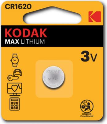 Pile KODAK KODAK - Pile - Ultra Lithium - CR 1620 -