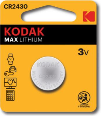Pile KODAK KODAK - Pile - Ultra Lithium - CR 2430 -