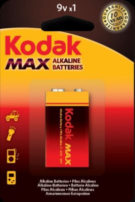 Pile KODAK KODAK - Piles - MAX Alcaline - 9V - à l'