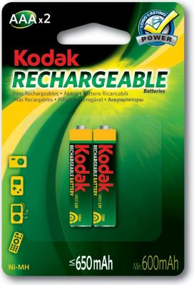 Pile rechargeable DURACELL 2LR20 2200 mAh