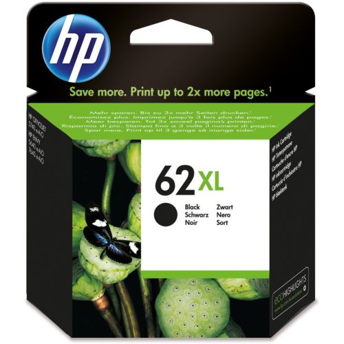 HP 62XL cartouche d'encre Original Noir - Cartouches d'encre (Original,  Encre à pigments, Noir, HP, Envy 5640, Rendement élevé (XL)) : :  Informatique