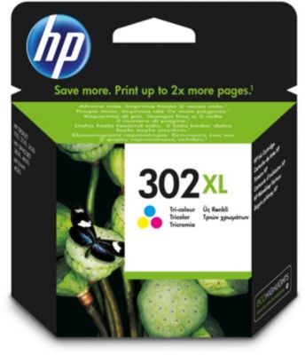 Cartouche d'encre HP N°302 XL 3 couleurs
