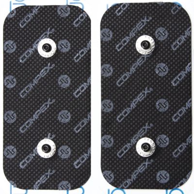 Electrode COMPEX Lot de 2 Performance Snap 5X10cm 2 Snap